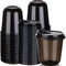 Mkhaslri 50 Sets Disposable Stemless Glasses With Strawless Sip Lids,PET Drinking Cups,Clear Plastic