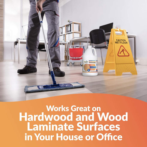 Sheiner's Hardwood Floor Cleaner, 1 Gallon, for Deep Cleaning Wood, Laminate, Natural and Engineered Flooring
