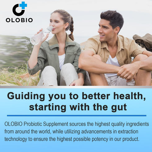 300 Billion CFU Probiotic, 12 Probiotic Strains + 3 Prebiotics, Daily Supplement for Digestive Health, 120 Counts