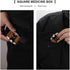 STVNKML 2 Cute Peeping Black Cat Pill Box Travel Pill Organizer Compartment Weekly Pill Case with Mirror A Day Medicine