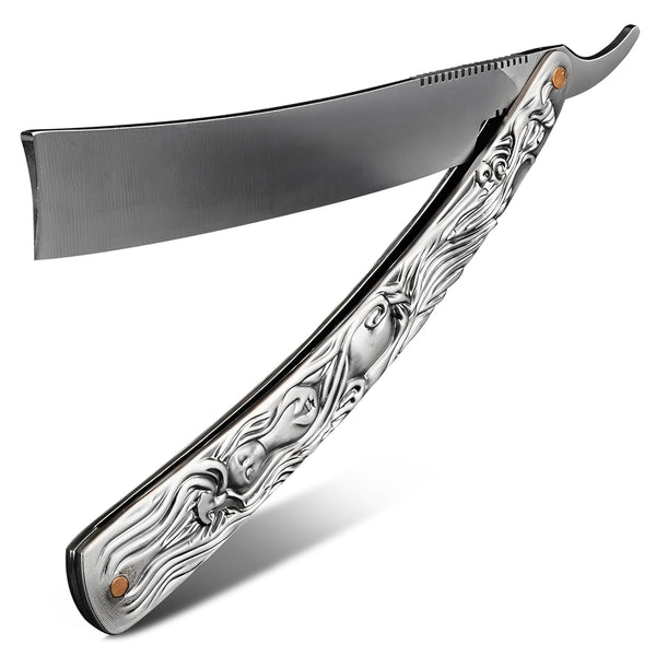 Straight Edge Razors for Men - 11.5" Barber Straight Edge Razor for Professional Hair Cutting Supplies