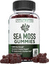 Irish Sea Moss Gummies 3000MG - 60 Gummies with Irish Sea Moss, Bladderwrack & Burdock Root for Essential Vitamins