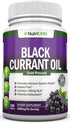 Black Currant Oil - 1000 Mg, 180 Softgels - Cold-Pressed Pure Black Currant Seed Oil, 140mg GLA Per Serving
