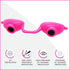 Super Sunnies Evo Flexible UV Eye Protection, FDA Compliant Tanning Bed Goggles, Pink