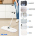 Commercial Dust Mop & Floor Sweeper, 24 in. Dust Mop for Hardwood Floors, Extendable Mop Handle, Cotton Reusable Dust