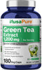 NusaPure Green Tea 20:1 Extract, 1200 mg, 180 Vegan Capsules, 50% EGCG