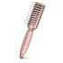 Navaris Vented Hairbrush - Rose Gold Gel Handle, Wide Set Bristles for Wet, Dry, Curly, Thick Hair