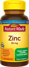 Nature Made Zinc 30 mg, 100 Tablets - Dietary Supplement for Immune Health & Antioxidant Support