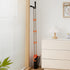 Broom and Dustpan Set, Lightweight Upright Lobby Broom and Dust Pan Combo for Home Kitchen Office (Orange and Black)