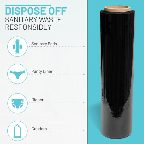 Discrete Disposal Bags, Pop Up Box Design for Sanitary Feminine and Personal Use