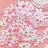 Nail Charms, Flower Bow Manicure Kit, Pink White 3D Cute Flower and Bow Nail Art Decoration