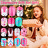 Kids Press on Nails, Thrilez 144Pcs Girls False Nails, Pre Glue Stick on Short Nails Decoration Gift for Ages 7-12
