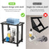 Shower Stool for Inside Shower, Shower Bench Stool with Storage Shelf, Stainless Steel Shower Stool for Shaving Legs