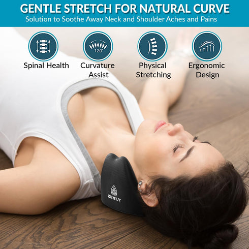 Neck and Shoulder Relaxer Neck Stretcher for Pain Relief - Cervical Neck Traction Device for Posture Alignment