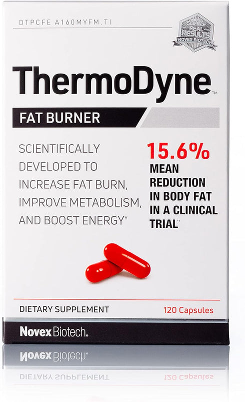 Novex Biotech ThermoDyne - Thermogenic Fat Burner Pills for Appetite Suppression, Metabolism Boost, Energy, and Focus -