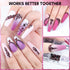 Makartt Dark Purple Rhinestone Nail Charms, Flatback Round Amethyst Crystal Glass Jewels for DIY Nail Art Supplies