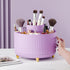360 Rotate Makeup Brush Holder Organizer, Makeup Organizers for Vanity, Desktop, Bathroom (Purple)