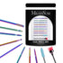 MelodySusie Nail Drill Kit, 10pcs 3/32 Inch Diamond Cuticle Bits, Manicure Pedicure Tools, Rainbow