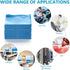 12 Pcs Microfiber Glass and Window Cleaning Cloths, 12" x 12", Lint Free, Streakless Buff Polishing Cloth
