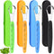 4 Pcs Stainless Steel Tongue Scraper Cleaner for Adults and Kids, Metal Tongue Brush with Travel Cases, Orange, Black,