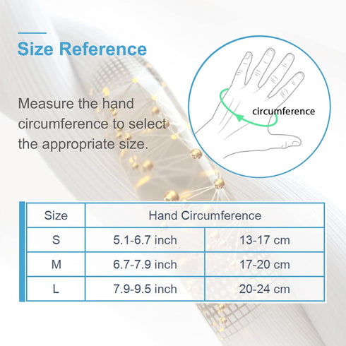 Donfri Copper Infused Compression Gloves, Fingerless Arthritis Pain Relief Wrist Brace for Men Women (M)
