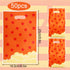 SAVITA 50pcs 25x16.5cm/9.8x6.5in Anime Theme, Plastic Party Favor Goodie Candy Treat Snack Gift Bag with Handles Yellow