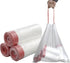 Pekky Small Trash Bags, 1.2 Gallon, Clear, 120 Counts, with Drawstring