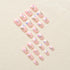 Press on Nails Short Square, 24Pcs Fake Nails with Designs, Glossy Glue on Acrylic Artificial Nails for Women