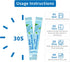 Packets, 30 Packets Mouthwash Travel Size, Alcohol-Free Mouthwash, Portable, Fresh Breath, Mini Ice Mint, Individual