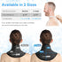 ComfiTECH Gel Ice Pack Wrap for Neck, Reusable Cold Compress for Sports Injuries, Medium, Black