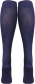 NuVein Knee High Compression Socks, Medical Grade 15-20 mmHg for Leg Circulation, Large, Navy, 1 Pair for Men and Women