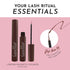 Luxillia Brown Magnetic Eyeliner, Upgraded Waterproof Liquid Liner for Magnetic Eyelashes, Pack of 2