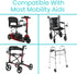 Vive Cup Holder for Walker, Wheelchair, Accessories, Stroller, Adults, Bike, Boat, Desk, Mobility Scooter, Rollator