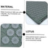 Set Acupoint Massage Pillow and Yoga Mat with Portable Bag, Shiatsu Acupressure Therapy Cushion for Relief