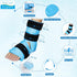 Relief Expert Ankle Foot Ice Pack Wrap - Reusable Gel Cold Pack with Compression Therapy, Heel Ice Pack for Achilles