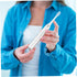 Non-Rechargeable Electric Toothbrush with Soft Brush Heads Cleaning Device Portable Design for Travel and Office Use