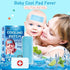 40 Sheets Cooling Patches for Fever Relief, Pain Reducer, Soothe Headache, 10 Count Per Box (4 Boxes)