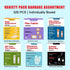 Pack,328ct Dodanros Variety Bandages Assorted Bulk Various Sizes, Shapes &Features | Sheer & Flex Fabric
