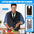 Washable Adult Bibs with Crumb Catcher - Reusable Clothing Protectors for Men