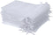 Wudygirl 100pcs Organza Bags 4X6 - White Gift Bags with Drawstring for Party Wedding Favor, Baby Shower