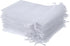 Wudygirl 100pcs Organza Bags 4X6 - White Gift Bags with Drawstring for Party Wedding Favor, Baby Shower