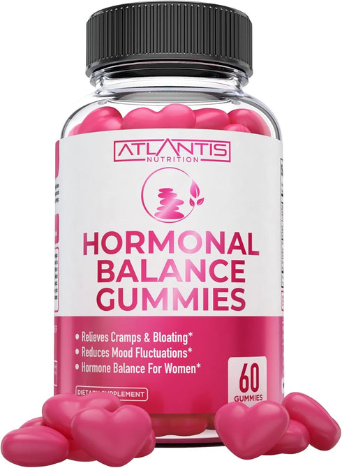 Atlantis Nutrition Hormonal Balance for Women & PMS Relief Gummies - Alleviates