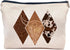 Western Gifts Makeup Bag - Geometric Cosmetic Bags, Cowgirl Gifts, Western Stuff for Women