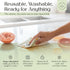 Set 6 Pack Swedish Dishcloths Floral Designs Gift Reusable Compostable Cellulose Sponge Cloth Eco-Friendly Paper Towel
