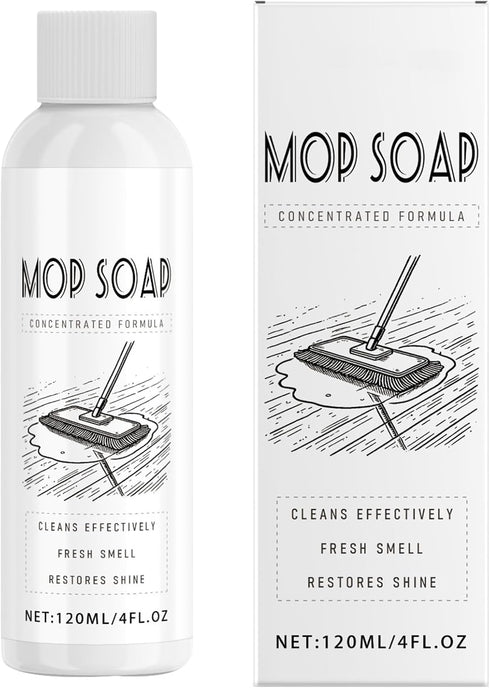 Mteawl Mop Soap for Floor Cleaning, 120ml Scented Mop Cleaner Soap, Scented Mop