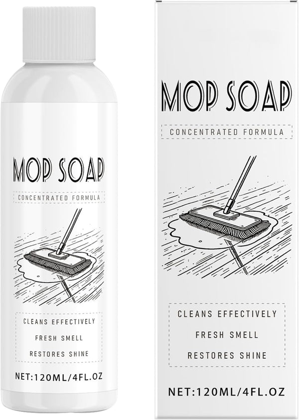 Mteawl Mop Soap for Floor Cleaning, 120ml Scented Mop Cleaner Soap, Scented Mop