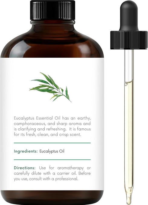 Set: (2 4 Oz) 100% Handcraft Blends Herbal Clarity Eucalyptus and Rosemary Essential Oils x Fl Pure & Natural