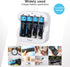 Pallus 4 Pack 3000mWh 4 Pack 1100mWh Rechargeable AA AAA Lithium Batteries, Li-ion AA Batteries and AAA Lithium