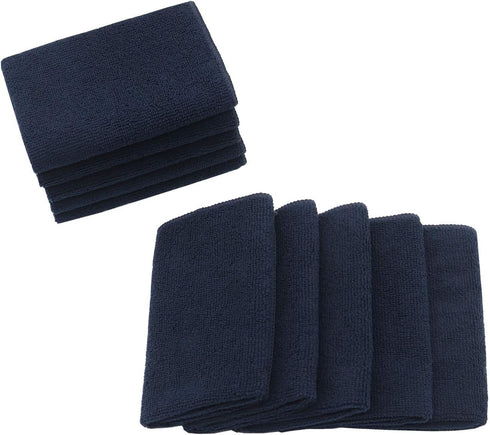 VeraSong 12inch 12inch 10 Pack Microfiber Dish Cloths Fast Drying Kitchen Cleaning Cloth Dish Rags Dust Cloths Ultra