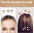 ZHLKHIOP 2 Pack Bamboo Scalp Massager, Wooden Scalp for Hair Growth and Stress Relief, Portable Head Massage Tool